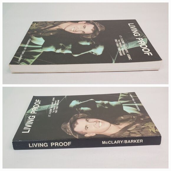 Living Proof Lt. Clebe McClary USMC 1st Recon Platoon Signed Paperback - Picture 6 of 11
